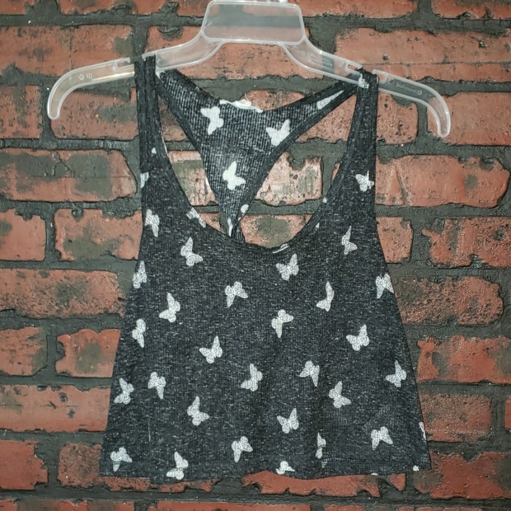 Soft Sexy Twist TBack Cropped Yoga Top M